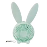 Cute Rabbit USB Desk Fan for Kids & Camping (1 Pc, Plastic, Mist Air) - Image 3