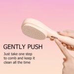 Self-Cleaning Anti-Static Massage Comb (1 Pc) - Image 7