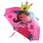 3D Kids Umbrella with Cartoon Print – Cute Waterproof Rain Umbrella (1 Pc) - Image 5