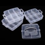 3-Tier 18 Sections Transparent Stackable Adjustable Compartment Slot Plastic Craft Storage Box - Image 6