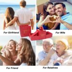 Christmas Gifts for Women Rose Ring Box Jewellery Box Eternal Rose Necklaces Box Wedding Valentine's Day - Image 6