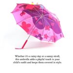 3D Kids Umbrella with Cartoon Print – Cute Waterproof Rain Umbrella (1 Pc) - Image 3