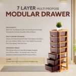 7-Layer Multipurpose Plastic Storage Drawer Organizer - Image 3