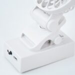 Rechargeable Mini Clip-On Desk Fan (1 Pc) - Image 5