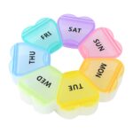 7-Day Round Weekly Pill Organizer Box (1 Pc) - Image 5