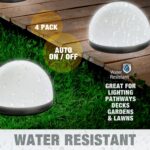 Dome Solar Garden Light Set (4 Pc) - Image 3