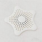 White Silicone Star Shaped Sink Filter Bathroom Hair Catcher Drain Strainers for Basin - Image 7