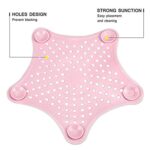 Baby Pink Silicone Star Shaped Sink Filter Bathroom Hair Catcher Drain Strainers for Basin - Image 7