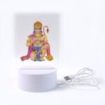 Beautiful 3D Lord Hanuman Frame with soft white light (1 Pc) - Image 5