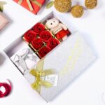 Valentine Day Gift Set Scented Rose Flowers Pack with Teddy - Image 6
