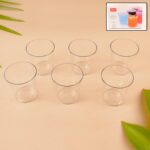 Apex Welcome Plastic Glass Set for Daily Use – Set of 6