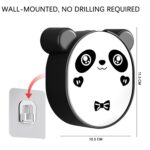 Plastic Cute Panda Soap Box – Wall Mounted Flip-Top Drain Soap Case (1 Pc) - Image 8