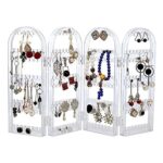 4 Folding Storage Hanger Acrylic Earring Screen Holder Display Stand Clear (1 Set) - Image 10