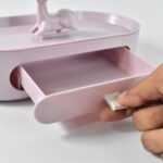 Plastic Jeweller Organizer Earring Holder and Necklace Rack With Drawer (1 Pc) - Image 7