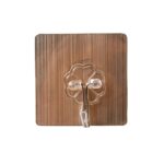 Adhesive Heavy-Duty Hooks for Kitchen and Bathroom (1 Pc / 6×6 Cm) - Image 6