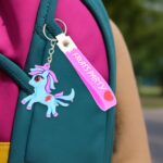 Cute Cartoon Unicorn Keychain with Silicone Strap (1 Pc / Mix design) - Image 9