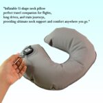 Premium Quality Inflatable Travel Neck Pillow (1 Pc) - Image 3