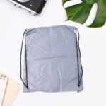 Water-Resistant Nylon Drawstring Backpack Bag (1 Pc) - Image 3