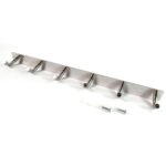 Stainless Steel Wall Mounted Coat 6 Hook Rack (32x3 / 1Pc) - Image 5