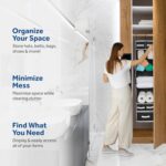 9 Shelf Hanging Closet Organizer with 5 Drawer Organizers - Image 6