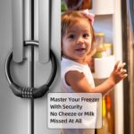 Bike Lock Cable Resettable Cable Lock - Self Coiling 4 Digit Combination Bike Lock - Image 5