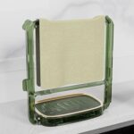 2-in-1 Self-Adhesive Towel Hanger & Soap Holder Stand (1 Pc) - Image 8