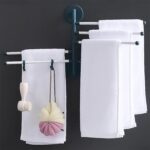 Rotating Bar Wall Mounted Swivel Towel Rack - Image 6