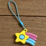 Stress Relief Silicone Push Fidget Toy Keychain for Kids (1 Pc) - Image 6