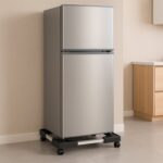 Adjustable Heavy-Duty Fridge and Washing Machine Stand Base Trolley 50x50 cm - Image 3