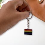 Rainbow Design Metal Keyring Key Chain (1 Pc Mix Design) - Image 3