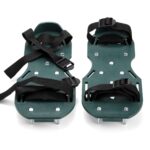Lawn Aerator Spiked Sandals – Green Studded Garden Grass Shoes (1 Pair) - Image 5