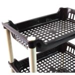 Apex Small Multiuse Plastic Storage Rack Organizer 3-Tier - Image 6