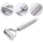 3 In 1 Stainless Steel Vegetable and Fruit Peeler Set (3 Pcs Set) - Image 5