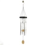 Solar LED Wind Chime with Tubes Soothing Sound & Colorful Glow (1 Set) - Image 5