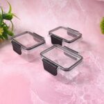 Kitchen Storage Container with Air Seal Lock Lid (3 Piece Set / 250 ML) - Image 7