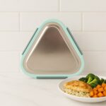 Ganesh Trinity 2-Piece Stainless Steel Triangle Lunch Box Set - Image 4