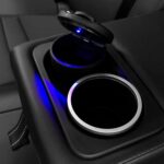 Portable Car Ashtray with Lid and Blue LED Light (1 Pc) - Image 6