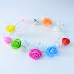 LED Flower Crown Headband – Multicolor Light-Up (1 Pc), Hair accessories - Image 3