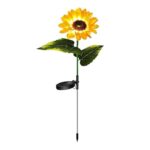 Sunflower Solar LED Lights, Warm White Garden Light (1 Pc) - Image 5