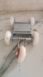 Heavy-Duty Motorcycle Front Wheel Parking Roller Stand (1 Pc) - Image 7