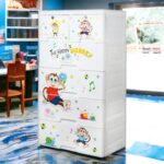 Kid's Plastic Chest of 6 Drawers, Multi-Purpose Storage Organizer/Wardrobe for Kids - Image 3