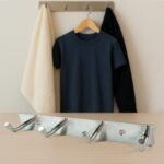 Stainless Steel Wall Mounted Coat 4 Hook Rack (20x3 / 1 Pc) - Image 4