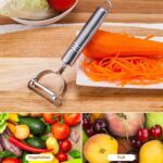 3 In 1 Stainless Steel Vegetable and Fruit Peeler Set (3 Pcs Set) - Image 3