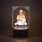 Beautiful 3D Lord Hanuman Frame with soft white light (1 Pc) - Image 3