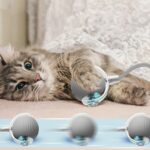 Rechargeable Interactive Cat Toy Ball with Detachable Braided Tail and LED Light (1 Pc) - Image 9