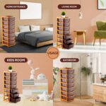 7-Layer Multipurpose Plastic Storage Drawer Organizer - Image 4