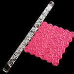 Textured Embossed Acrylic Rolling Pins Fondant Cake Decorating Tools (1 Pc) - Image 6