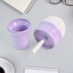 Ice Cream Cone Shape Air Freshener Humidifier (1Pc / Purple ) - Image 3
