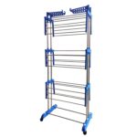 Foldable Stainless Steel Clothes Drying Stand Rack - Image 5