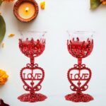Tea Lights Holder Candle Stand (2 Pc Set) - Image 3